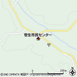 岡山県新見市菅生6135-5周辺の地図