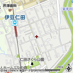静岡県田方郡函南町仁田191-46周辺の地図
