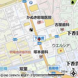 八間町周辺の地図