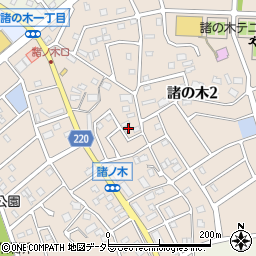 愛知県名古屋市緑区諸の木2丁目2134周辺の地図