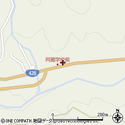 愛知県豊田市阿蔵町仏供田周辺の地図