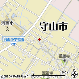 滋賀県守山市小島町1442周辺の地図