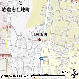 岩倉コンタクトレンズセンター周辺の地図