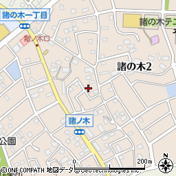 愛知県名古屋市緑区諸の木2丁目2135周辺の地図