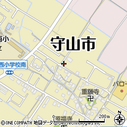 滋賀県守山市小島町1404-1周辺の地図