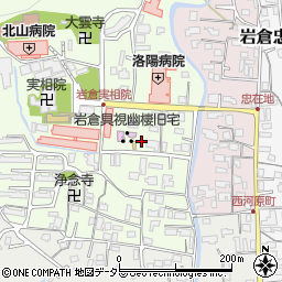 京都府京都市左京区岩倉上蔵町94周辺の地図