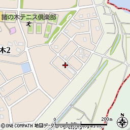 愛知県名古屋市緑区諸の木2丁目1408周辺の地図