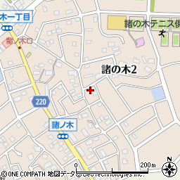 愛知県名古屋市緑区諸の木2丁目2002周辺の地図