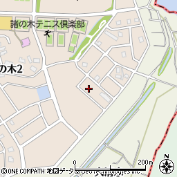 愛知県名古屋市緑区諸の木2丁目1415周辺の地図