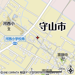 滋賀県守山市小島町1443周辺の地図