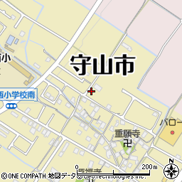 滋賀県守山市小島町1405-2周辺の地図