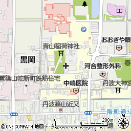 兵庫県丹波篠山市山内町76周辺の地図