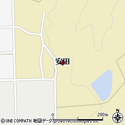 兵庫県丹波篠山市安田周辺の地図