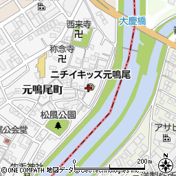 ニチイキッズ　元鳴尾保育園周辺の地図