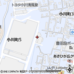 愛知県豊田市小川町周辺の地図