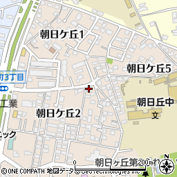 愛知県豊田市朝日ケ丘2丁目22周辺の地図