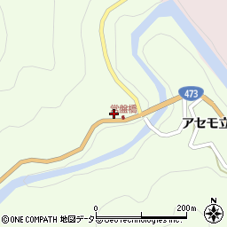 愛知県北設楽郡東栄町西薗目渡瀬周辺の地図