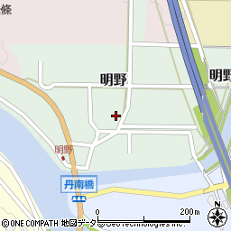 兵庫県丹波篠山市明野47-2周辺の地図