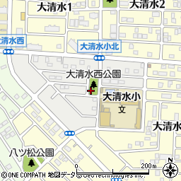 愛知県名古屋市緑区大清水西周辺の地図