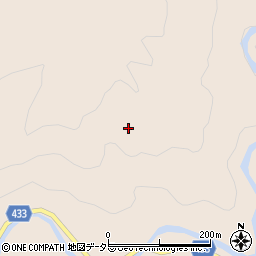 愛知県北設楽郡設楽町清崎焼山周辺の地図