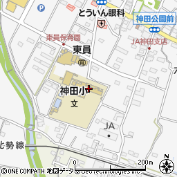 東員町立神田小学校周辺の地図