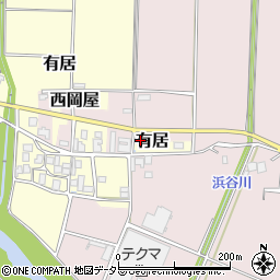 兵庫県丹波篠山市有居104周辺の地図
