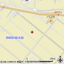 滋賀県東近江市山上町周辺の地図