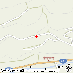 愛知県北設楽郡東栄町月西平ノ周辺の地図