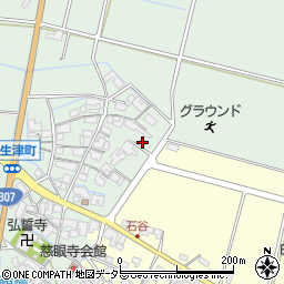 滋賀県東近江市瓜生津町1181周辺の地図