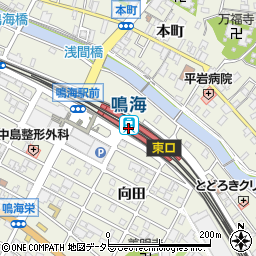 名古屋鉄道株式会社　鳴海駅周辺の地図