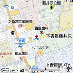 藤井原周辺の地図