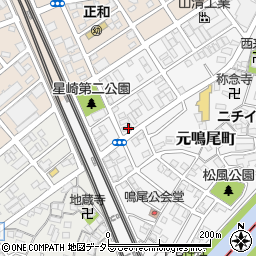 愛知県名古屋市南区元鳴尾町76周辺の地図
