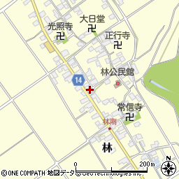 滋賀県蒲生郡竜王町林561周辺の地図