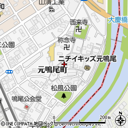 愛知県名古屋市南区元鳴尾町313周辺の地図