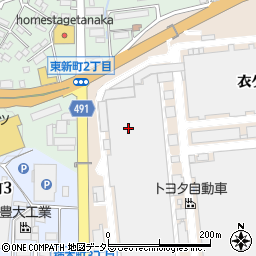 愛知県豊田市衣ケ原1丁目周辺の地図