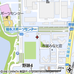 愛知県名古屋市港区野跡周辺の地図