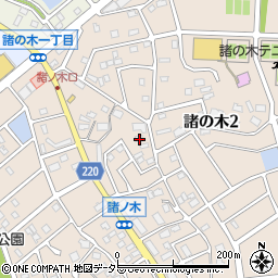 愛知県名古屋市緑区諸の木2丁目2127周辺の地図