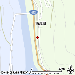 静岡県浜松市天竜区佐久間町大井2433周辺の地図