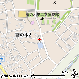 愛知県名古屋市緑区諸の木2丁目1611周辺の地図