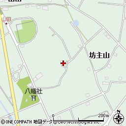 愛知県豊明市沓掛町坊主山周辺の地図