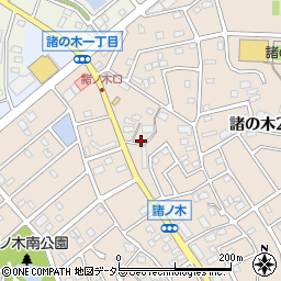 愛知県名古屋市緑区諸の木2丁目2160周辺の地図