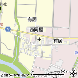 兵庫県丹波篠山市有居101周辺の地図