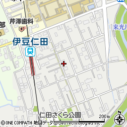 静岡県田方郡函南町仁田191-23周辺の地図