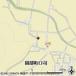 京都府南丹市園部町口司前ケ坪周辺の地図