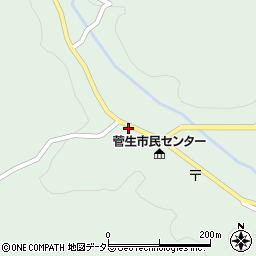 岡山県新見市菅生6380-1周辺の地図