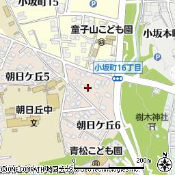愛知県豊田市朝日ケ丘6丁目20周辺の地図