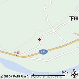 愛知県北設楽郡東栄町下田箱平周辺の地図