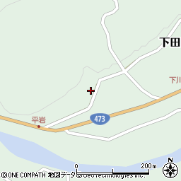 愛知県東栄町（北設楽郡）下田（箱平）周辺の地図