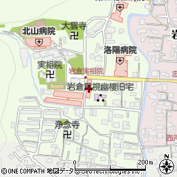 京都府京都市左京区岩倉上蔵町101周辺の地図