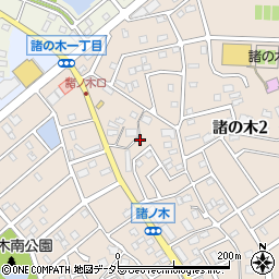愛知県名古屋市緑区諸の木2丁目2142周辺の地図